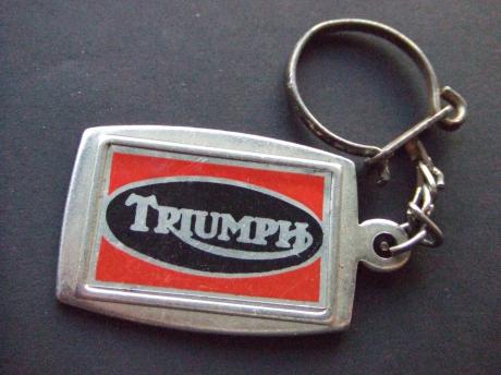 Triumph motorfiets-auto logo sleutelhanger